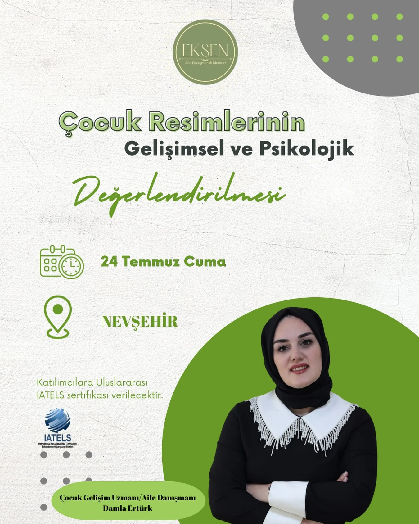 Çocuk Resimlerinin Gelişimsel ve Psikolojik Değerlendirilmesi afişi