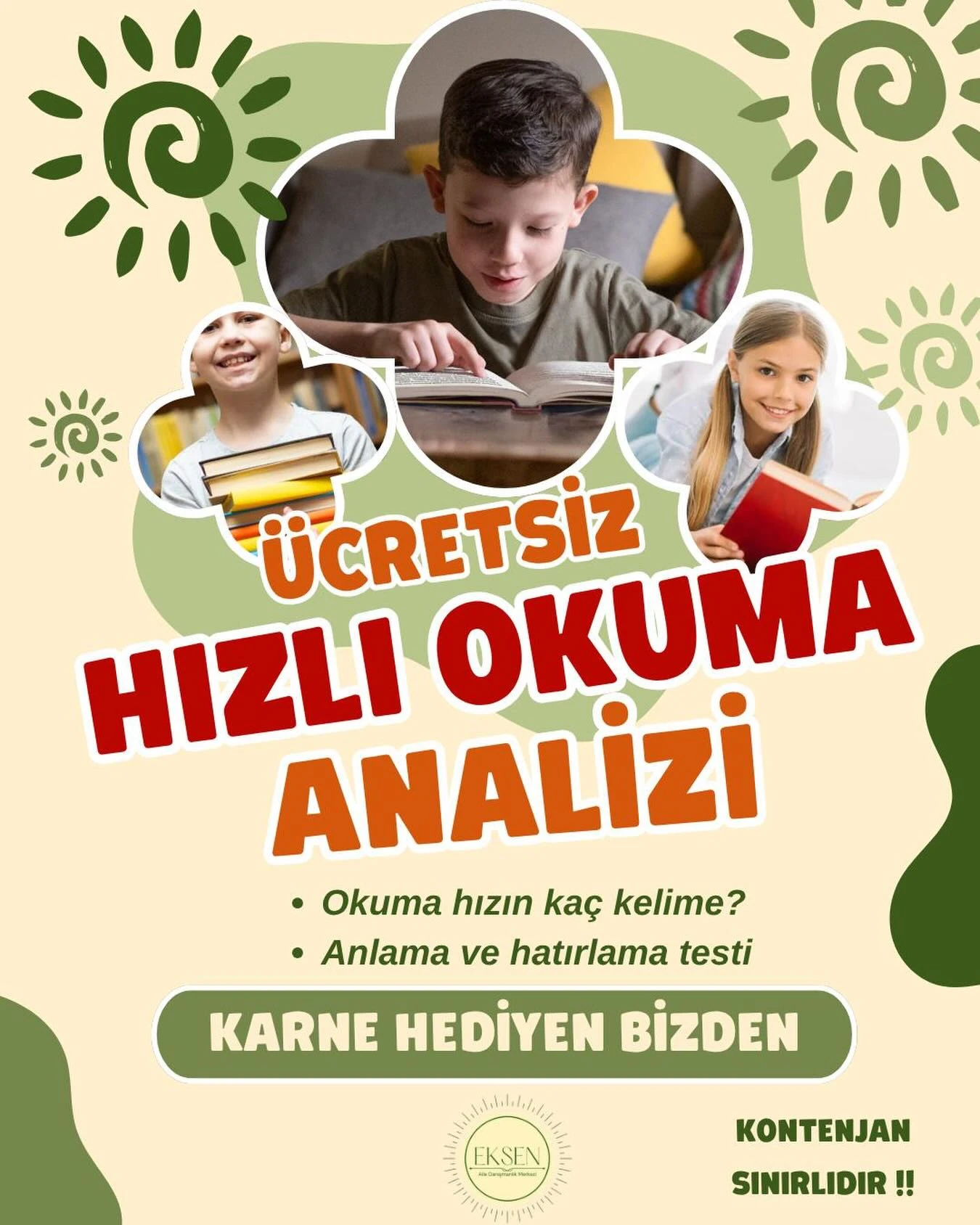 Ücretsiz Hızlı Okuma Analizi afişi