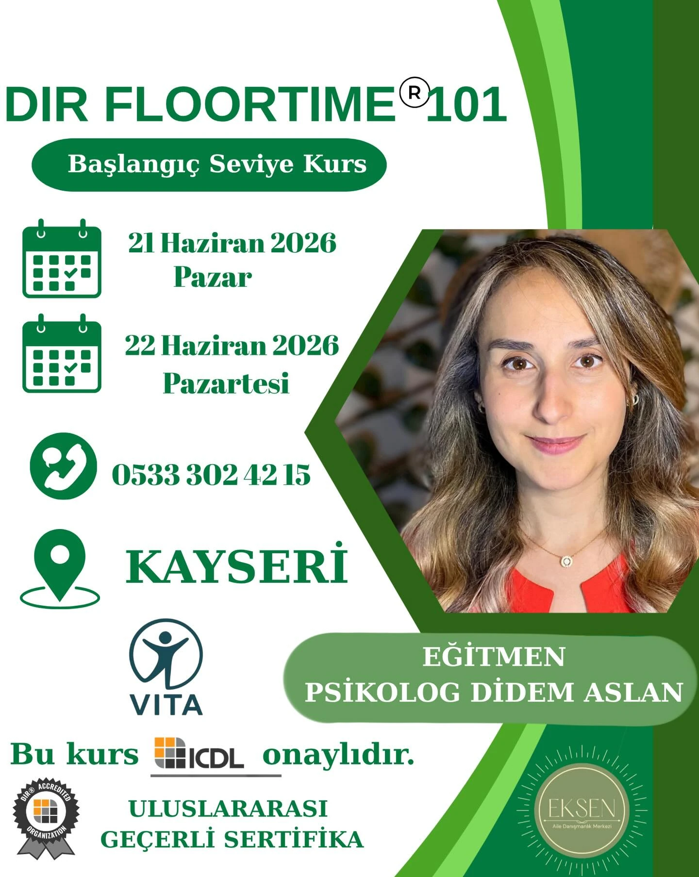 DIR Floortime 101 Başlangıç Seviye Kurs afişi